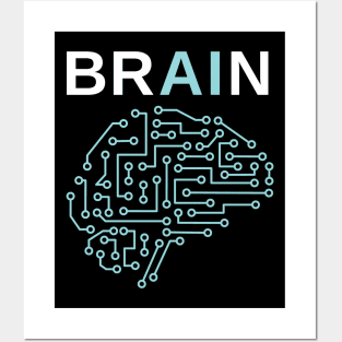 BRAIN AI Posters and Art